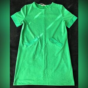 New Zara mini dress green